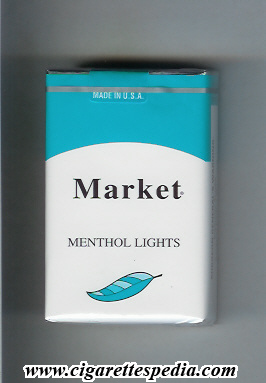 market menthol lights ks 20 s usa