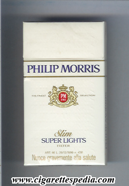 philip morris design 6 super lights slim l 20 h germany usa