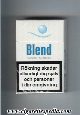 blend smooth menthol ks 20 h sweden