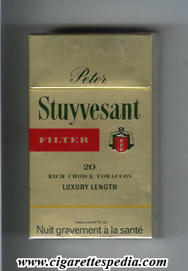 peter stuyvesant cigarettes for sale Peter Stuyvesant (Filter) L-20-H (gold) - Holland