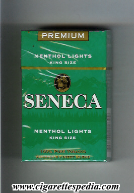seneca canadian version menthol lights ks 20 h usa canada