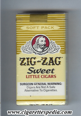 zig zag design 1 sweet little cigars l 20 s usa