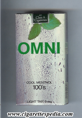 omni light tar 9 mg cool menthol l 20 s usa