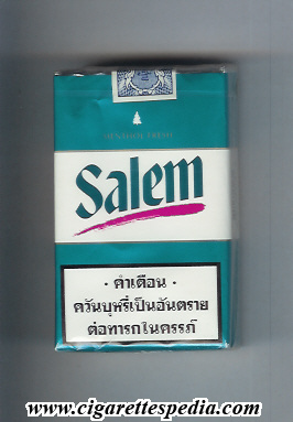 salem with red line menthol fresh ks 20 s thailand usa