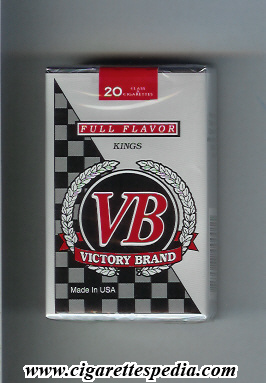 vb victory brand full flavor ks 20 s usa