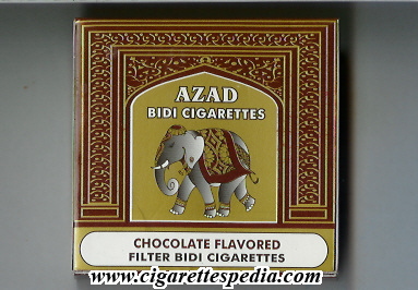 azad bidi cigarettes chocolate flavored s 20 b india
