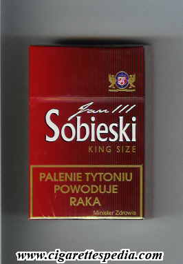 sobieski jan 111 king size ks 20 h red poland