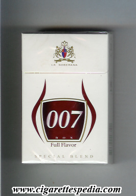 007 paraguayan version horizontal name full flavor special blend ks 20 h paraguay