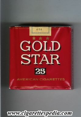 gold star belgian version american cigarettes s 25 s belgium