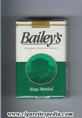 bailey s menthol ks 20 s usa