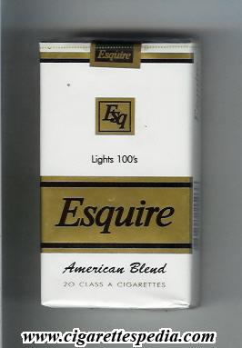 esquire american blend lights l 20 s white gold usa india