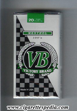 vb victory brand menthol l 20 s usa