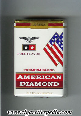 american diamond full flavor premium blend ks 20 s usa