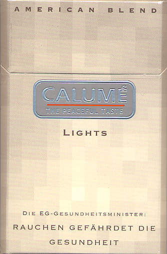 calume the peaceful taste american blend lights ks 19 h germany
