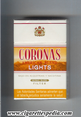 coronas american blend lights ks 20 h spain