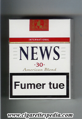 news international american blend ks 30 h white red france