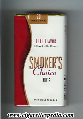 smoker s choice full flavor filtered little cigars l 20 s usa