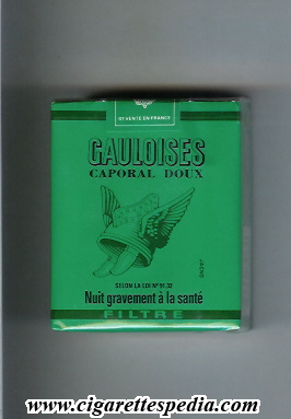 gauloises caporal doux filtre s 20 s green france