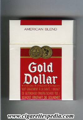 gold dollar german version american blend ks 25 h white red usa holland