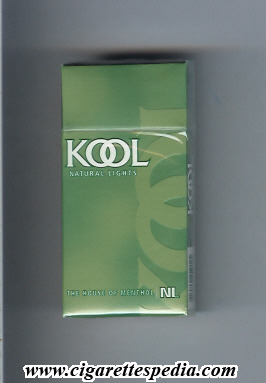 kool design 2 the house of menthol natural lights ks 10 h honduras usa