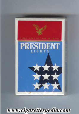 president greek version design 1 fine american blend lights ks 20 h blue red holland greece