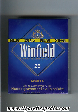 winfield australian version an australian favourite lights ks 25 h blue holland