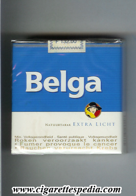 belga with women on white blue extra licht natuurtabak s 25 s blue white belgium