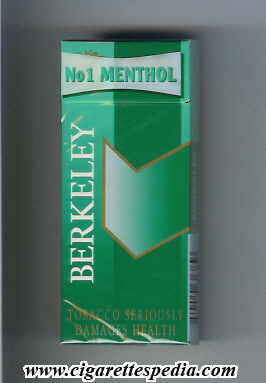 berkeley english version vertical name menthol l 10 h green england