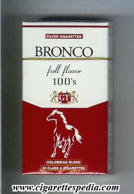 bronco colombian version colombian blend full flavor l 20 h colombia