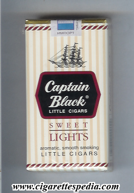 captain black sweet lights little cigars l 20 s russia usa