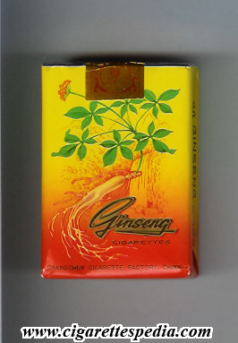 ginseng chinese version ks 20 s yellow red green china