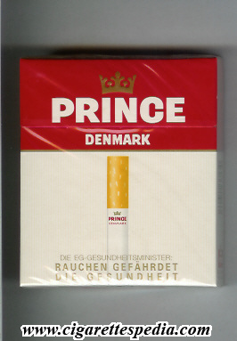 prince with cigarette denmark ks 25 h germany denmark