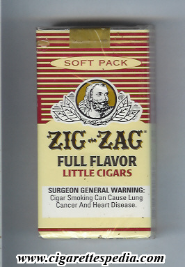 zig zag design 1 full flavor little cigars l 20 s usa