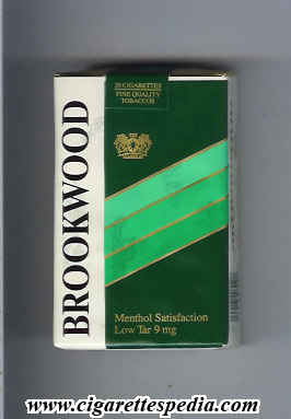 brookwood menthol ks 20 s usa