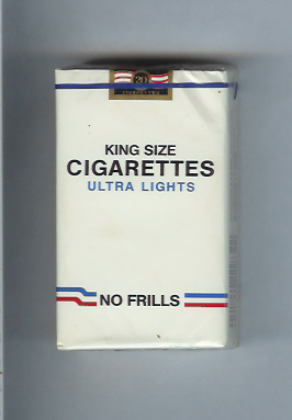 Cigarettes No Frills (Ultra Lights) KS-20-S - USA