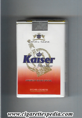 kaiser brazilian version filtro luxo american blend special ks 20 s white red brazil