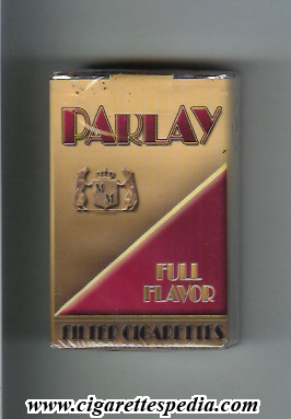 parlay full flavor filter cigarettes ks 20 s dominican republic usa