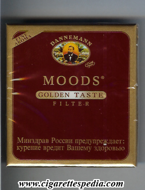 dannemann moods golden taste filter l 10 b small cigars russia germany