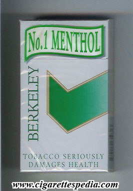 berkeley english version vertical name menthol l 20 h grey green england