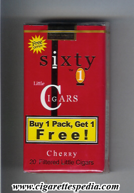 sixty 1 little cigars cherry l 20 s usa philippines