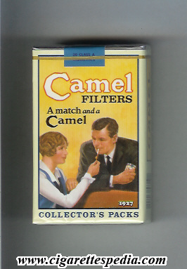 camel collection version collector s packs 1927 filters a match and a camel ks 20 s usa