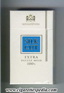 Silk Cut (Extra Deluxe Mild) L-20-H (white and blue) - England