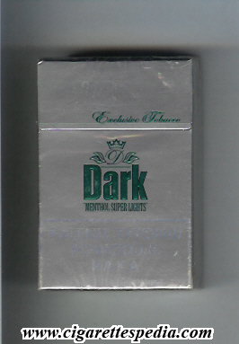 dark d menthol super lights ks 20 h poland