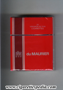 du maurier with vertical line s 20 h du maurier below trinidad