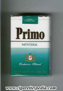 primo exclusive blend menthol ks 20 s macedonia
