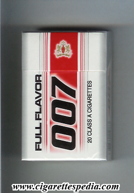 007 paraguayan version vertical name full flavor ks 20 h paraguay