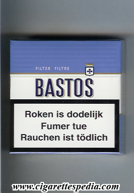 bastos filter filtre s 25 h white light blue belgium