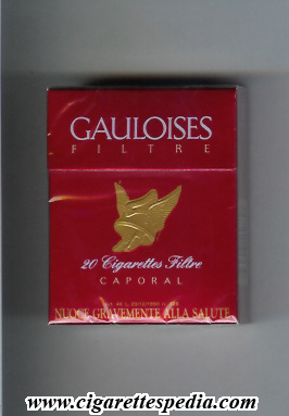 gauloises filtre caporal s 20 h red france
