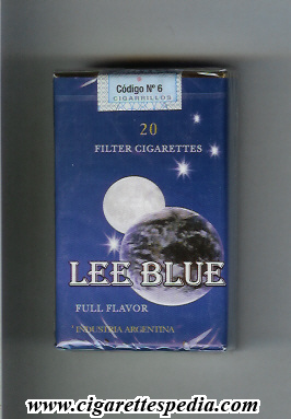 lee blue full flavor ks 20 s argentina