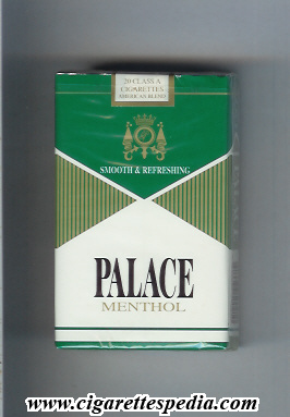 palace spanish version menthol ks 20 s usa spain